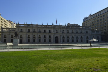 Naklejka premium Ponto turístico em Santiago do Chile
