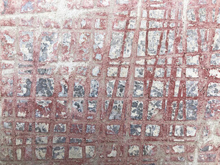 superficie con rayas y  manchas con pintura en suelo y pared con textura  IMG_6578-as24