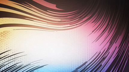 Obraz premium Abstract background with swirling lines in shades of pink, orange, and blue.