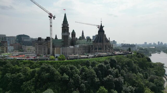 Aerial View of Parliament Hill