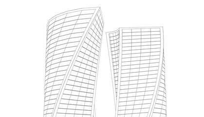 Architecture building. Design background 