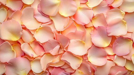 Obraz premium White background with pink and yellow petals and black phone center