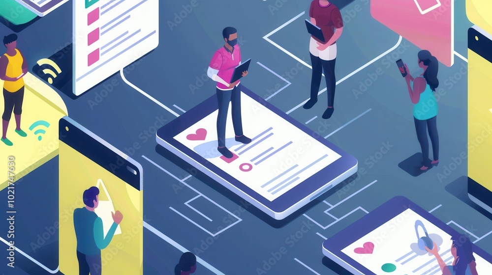 Poster people are actively participating in interactive polls and surveys on various social media platforms