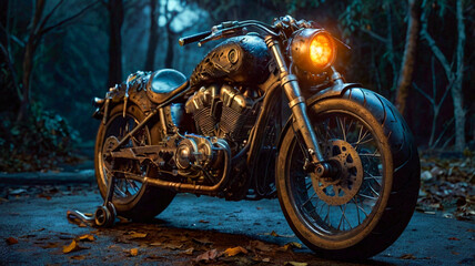 motorcycle on the road