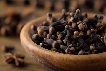 Dark, mysterious cloves, their warm, slightly sweet aroma unfolding like a story, enriching both savory and sweet dishes alike