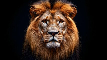 Majestic Lion Portrait - Realistic Animal Image