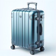 Travel suitcase, Isolated on a white background, vacation travel time concept, modern luxury suitcase