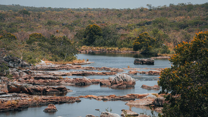 Chapada Veadeiros Cerrado Paisagem Rios Seca Goiás Brasil Ecoturismo Natureza Trilha Montanhas...