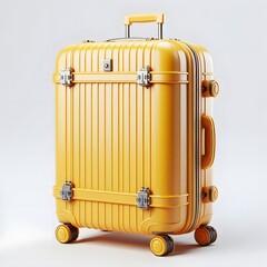 Travel suitcase, Isolated on a white background, vacation travel time concept