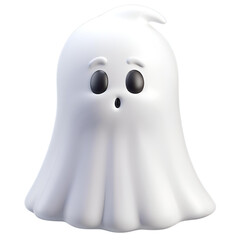 Boo! Cute Ghost 3D Render 