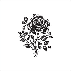 black and white roses,flower, floral, rose, vector, vintage, pattern, illustration, leaf, design, nature, decoration, flowers, plant, drawing, art, ornament, seamless, sketch, wedding, element, roses,