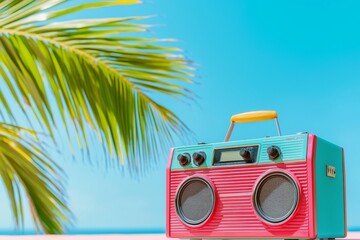 Tropical ambiance boomboxes. It's summertime and time to dance.