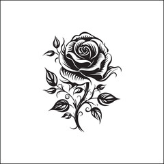 black and white roses,flower, floral, rose, vector, vintage, pattern, illustration, leaf, design, nature, decoration, flowers, plant, drawing, art, ornament, seamless, sketch, wedding, element, roses,
