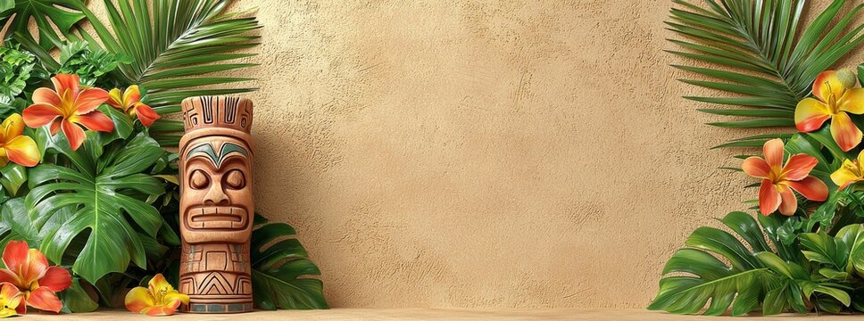 Fill in the blank, personalize, and print invitations, posters, flyers, tropical, flowers, beach, Hawaii, paradise, vacation, tropical, flowers, Hawaii, paradise