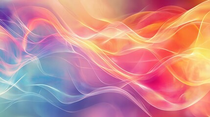 Ethereal Wave of Creativity - Abstract Background with Transparent Ripple Pattern and Soft Colors