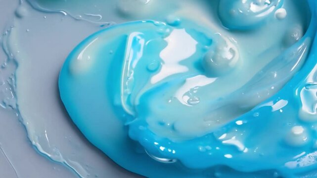 Blue slime, abstract slime texture
