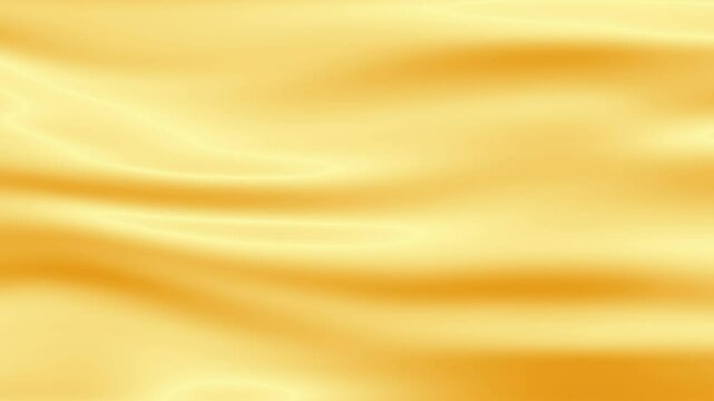 Waving golden texture background with gold color lines striped glowing seamless loop animation yellow background