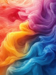 Obraz premium A close up of a colorful background with a rainbow of colors