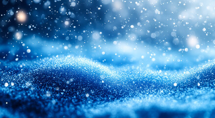 Obraz premium Sparkling waves in a serene setting. Softly shimmering waves reflect light in a serene coastal atmosphere, creating a peaceful and calming environment.