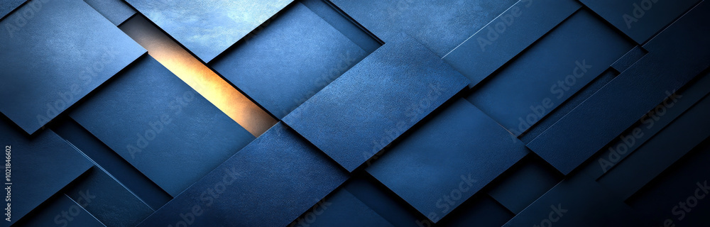 Poster abstract blue design with light textures. an artistic composition features layered blue shapes with 