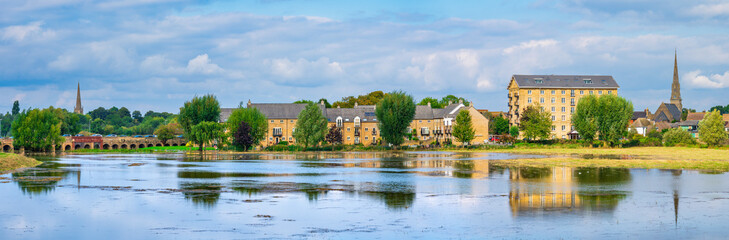 Obraz premium St. Ives town skyline view. Cambridgeshire. UK