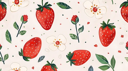 Berries set on abstract background. Cherry, raspberry, blueberry, blackberry, strawberry and other berry taste. Fresh summer juicy berry. Flat Vector illustration