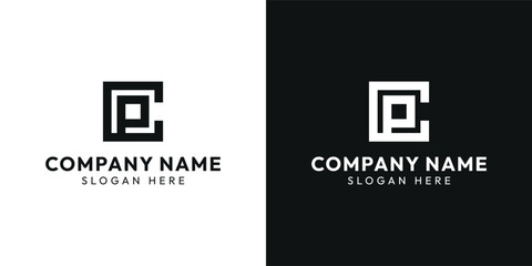 Creative Letters CP Vector Monogram Logo Design
