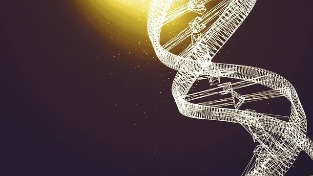 gold Science abstract background