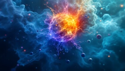 Fototapeta premium Medical technlogy background photo