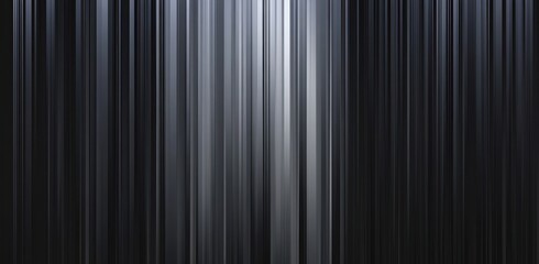 Obraz premium Black background with vertical lines, dark gray gradient 