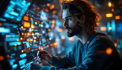 Obraz premium Man and woman photo