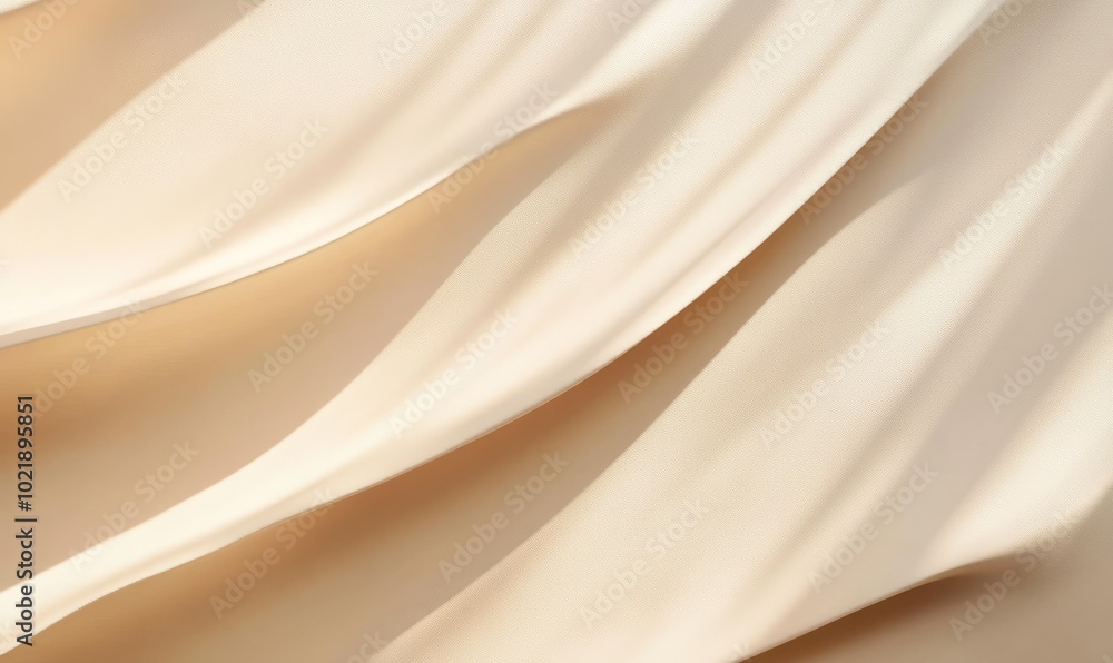 Poster light beige background for product presentation with a light and shadows pattern on it