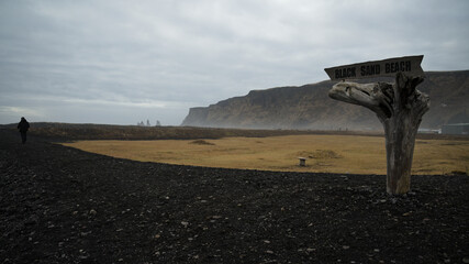 village vik - Reynisfjall stacks