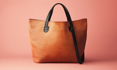 Product Leather Tote Bag Mockup