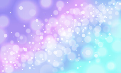 Bright purple blue rainbow gradient with a soft smoothly bokeh effect. Stock vector illustration in realistic style.