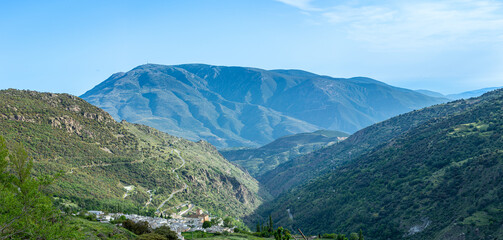 Panoramic view on Sierra Nevada range, Andalusia, Spain © Vitali
