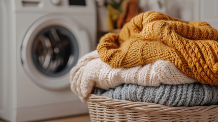 Fresh Knitted Laundry-Autumn Color