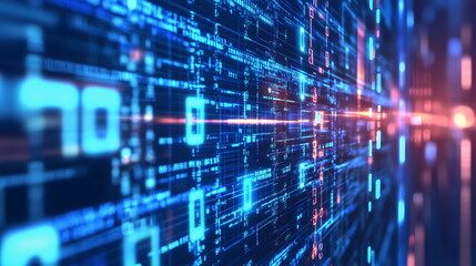 Obraz premium Digital Evolution as The Future of Technology