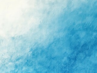 Fototapeta premium a smooth blue and white pastel gradient background infused with a subtle grainy texture, offering a serene and calming visual for banners or posters