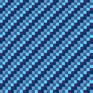 Blue Scales Grid Geometry Multicolor Background Pattern Repeat Seamless Design 921