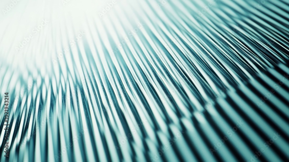 Poster abstract close-up of textured metallic surface with wavy patterns and reflections.