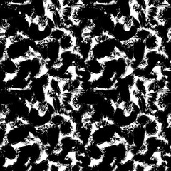 Seamless abstract pattern. Simple background with black, white texture. Digital brush strokes background. Design for textile fabrics, wrapping paper, background, wallpaper, cover.