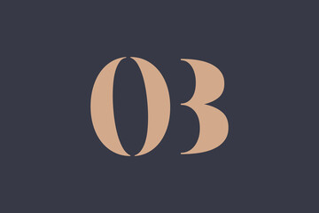 Abstract letter OB logo. This logo icon incorporate with abstract shape in the creative way. 