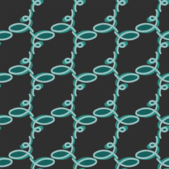 Fototapeta premium Seamless vector pattern with abstract elements. Decorative texture for surface design.