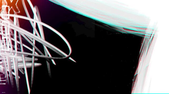 Film Scratch Overlay on a black background