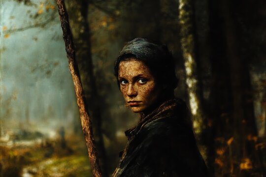 Hexe, Baba Jaga - Wald