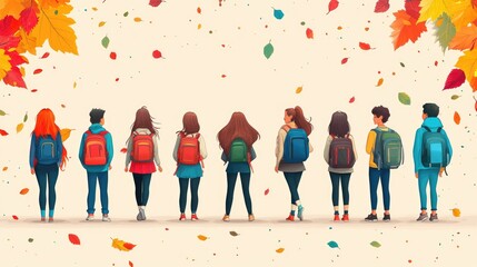Fototapeta premium Education's voice: International Students' Day, celebrating solidarity of students across globe, acknowledging role in shaping future through learning, activism, pursuit of academic, social equality.