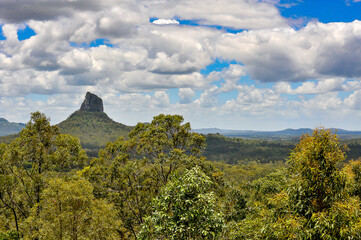 Paysage typique de cette région australienne au nord de Brisbane.