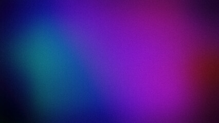 A deep and vivid abstract gradient featuring shades of purple, blue, green, and red, with a grainy texture, perfect for 4K backgrounds and wallpapers