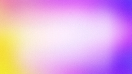 A soft abstract gradient blending yellow, pink, purple, and white hues with a grainy texture, ideal for 4K backgrounds, wallpapers, and creative designs